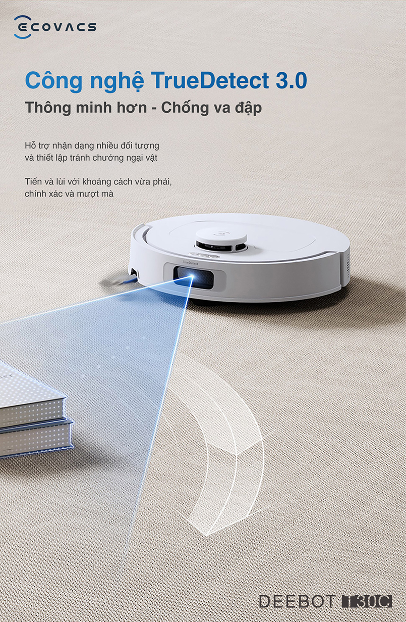 Robot hút bụi Ecovacs Deebot T30C 2025