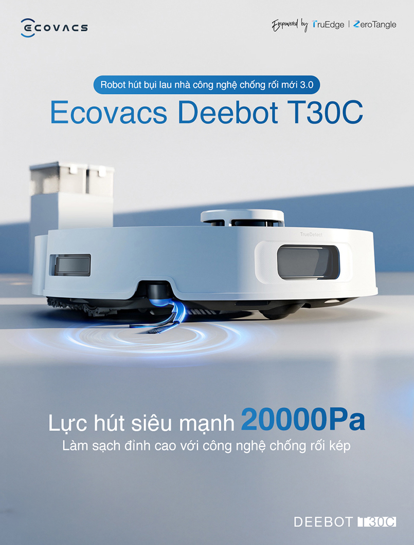 Robot hút bụi Ecovacs Deebot T30C 2025