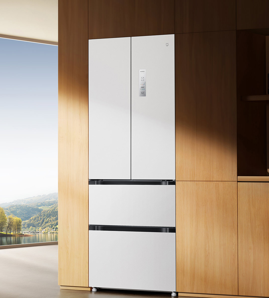 Tủ lạnh Xiaomi Mijia 439L, 4 cửa, thiết kế mỏng, tiết kiệm điện