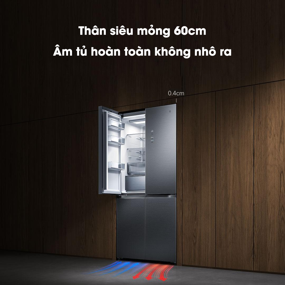 Tủ Lạnh Xiaomi Mijia Pro 508L Model 2025 – Pha Lê Màu Đen