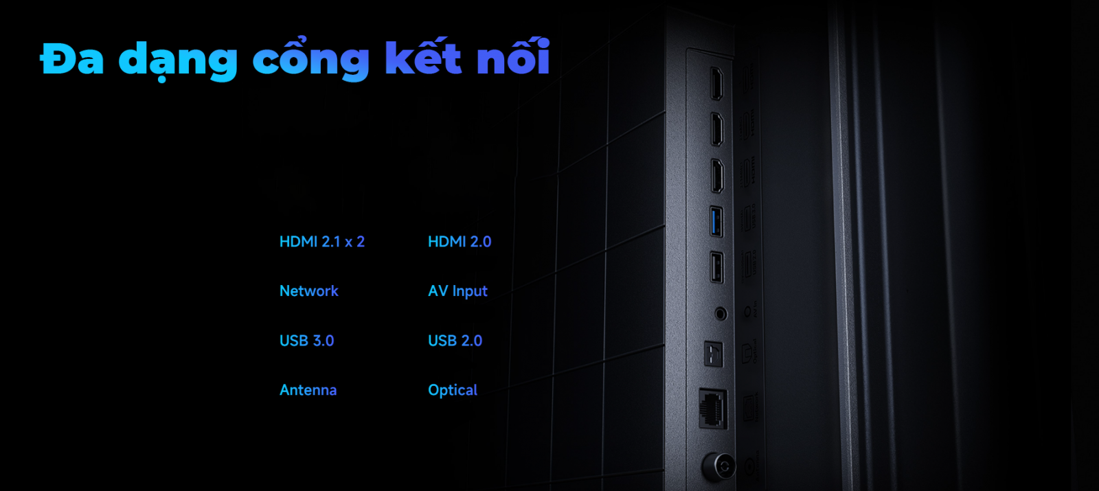 Tivi Xiaomi S55 Mini LED 55 inch Ram 4G/64G/4k/144Hz