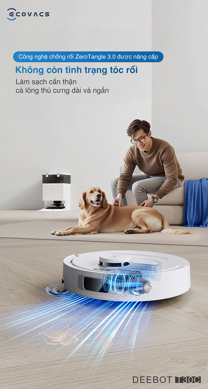 Robot hút bụi Ecovacs Deebot T30C 2025