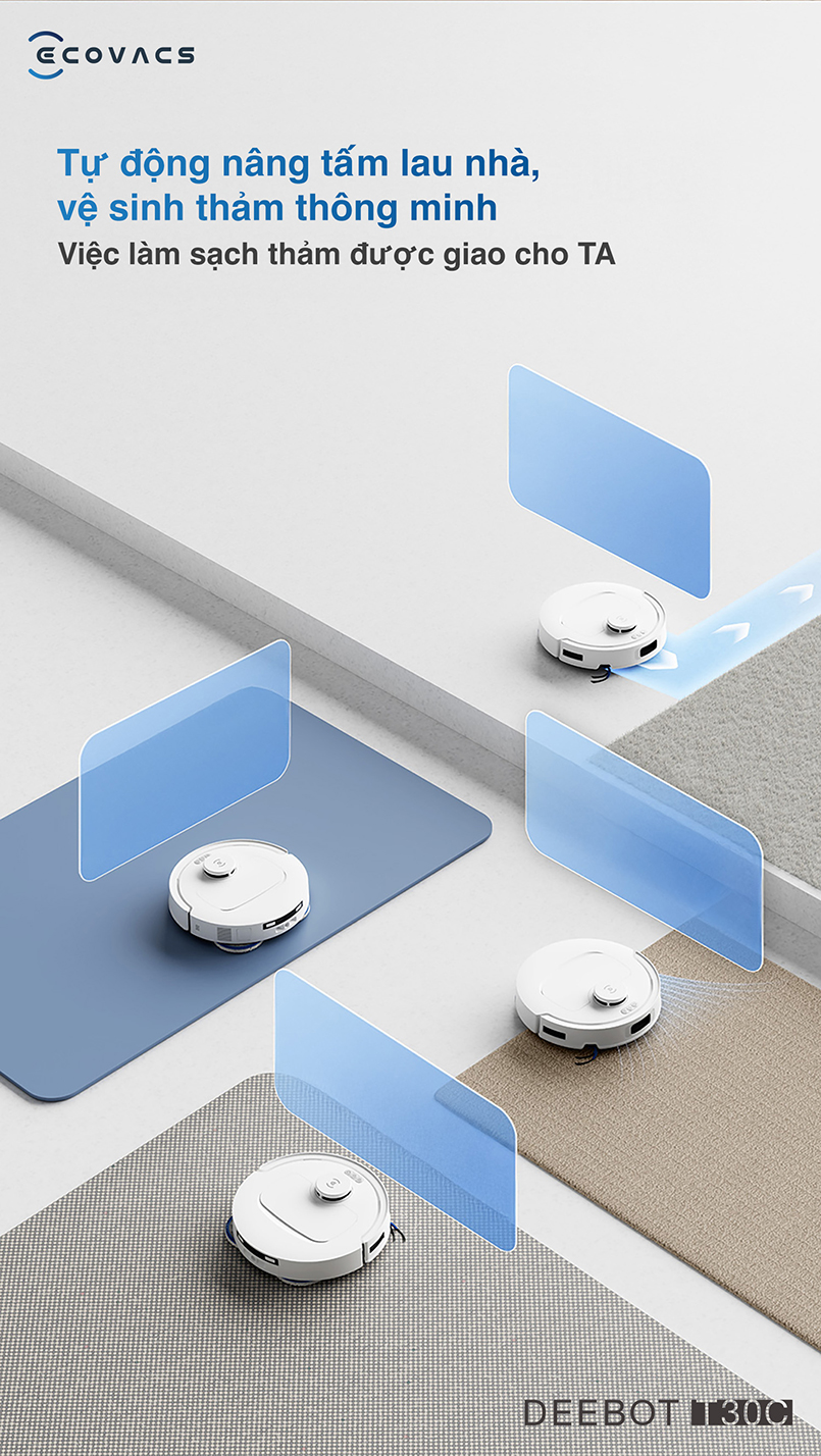 Robot hút bụi Ecovacs Deebot T30C 2025