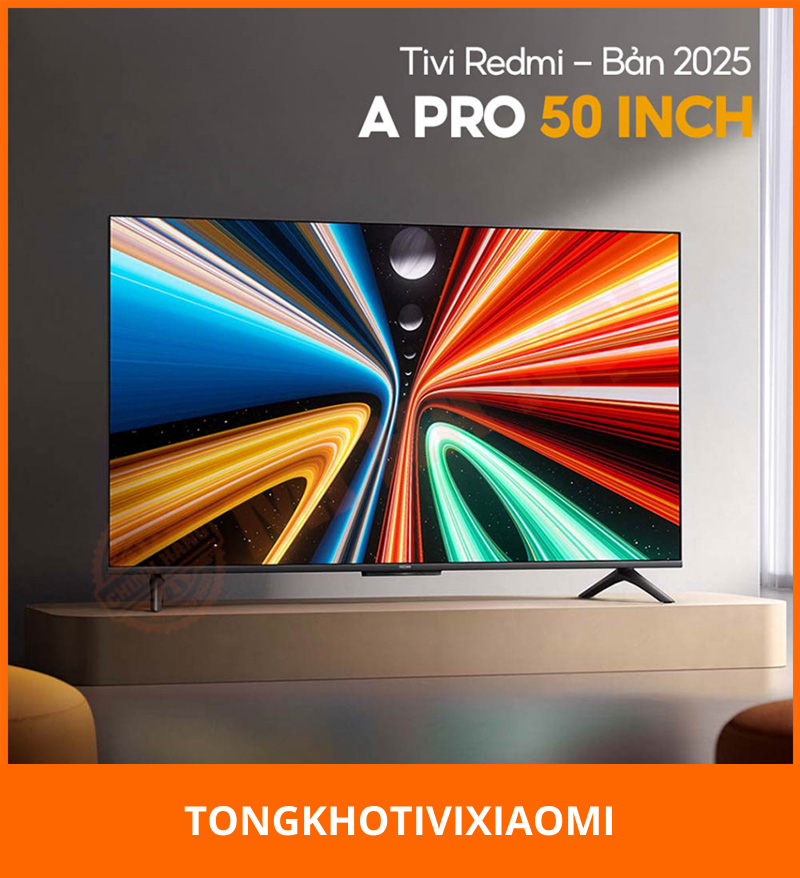 Tivi Xiaomi Redmi A Pro 50 Inch 2025 Ram 3/64GB 144Hz