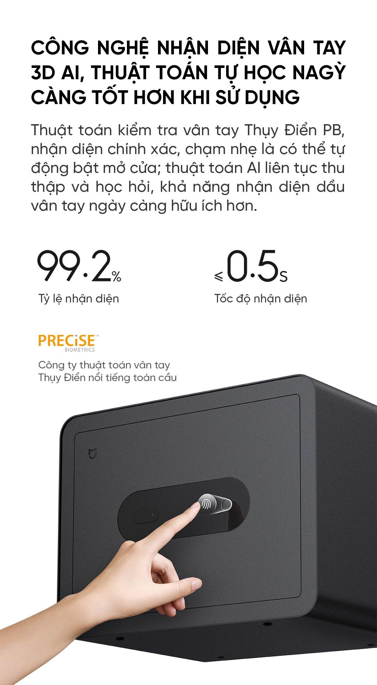 Két sắt thông minh Mijia BGX-5/X1-303