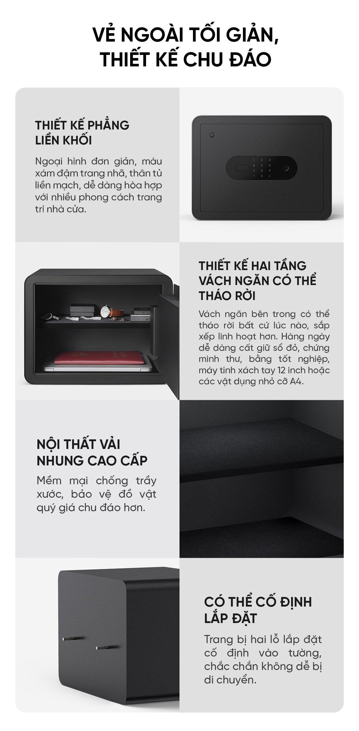 Két sắt thông minh Mijia BGX-5/X1-303