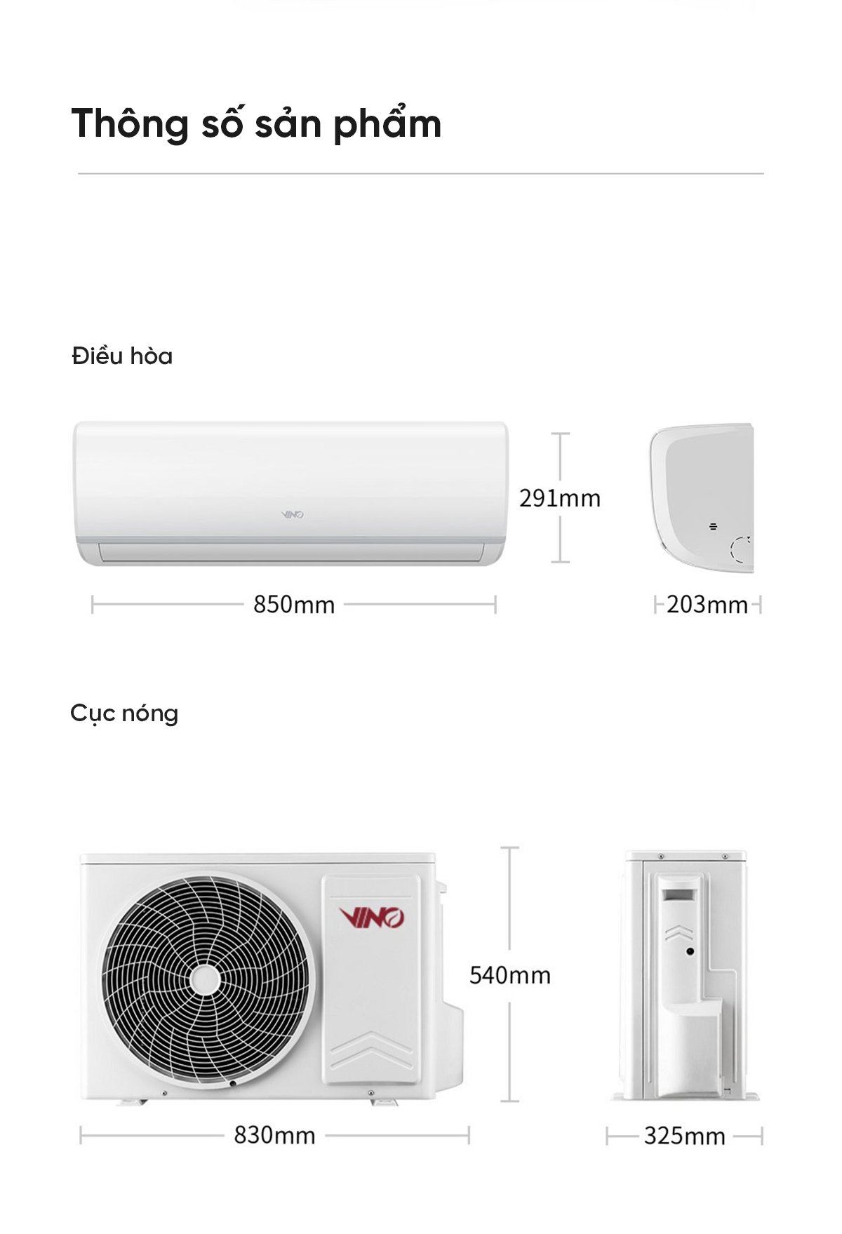 Điều hòa Xiaomi Vino KFR-35GW/V11AA2-3 1.5HP