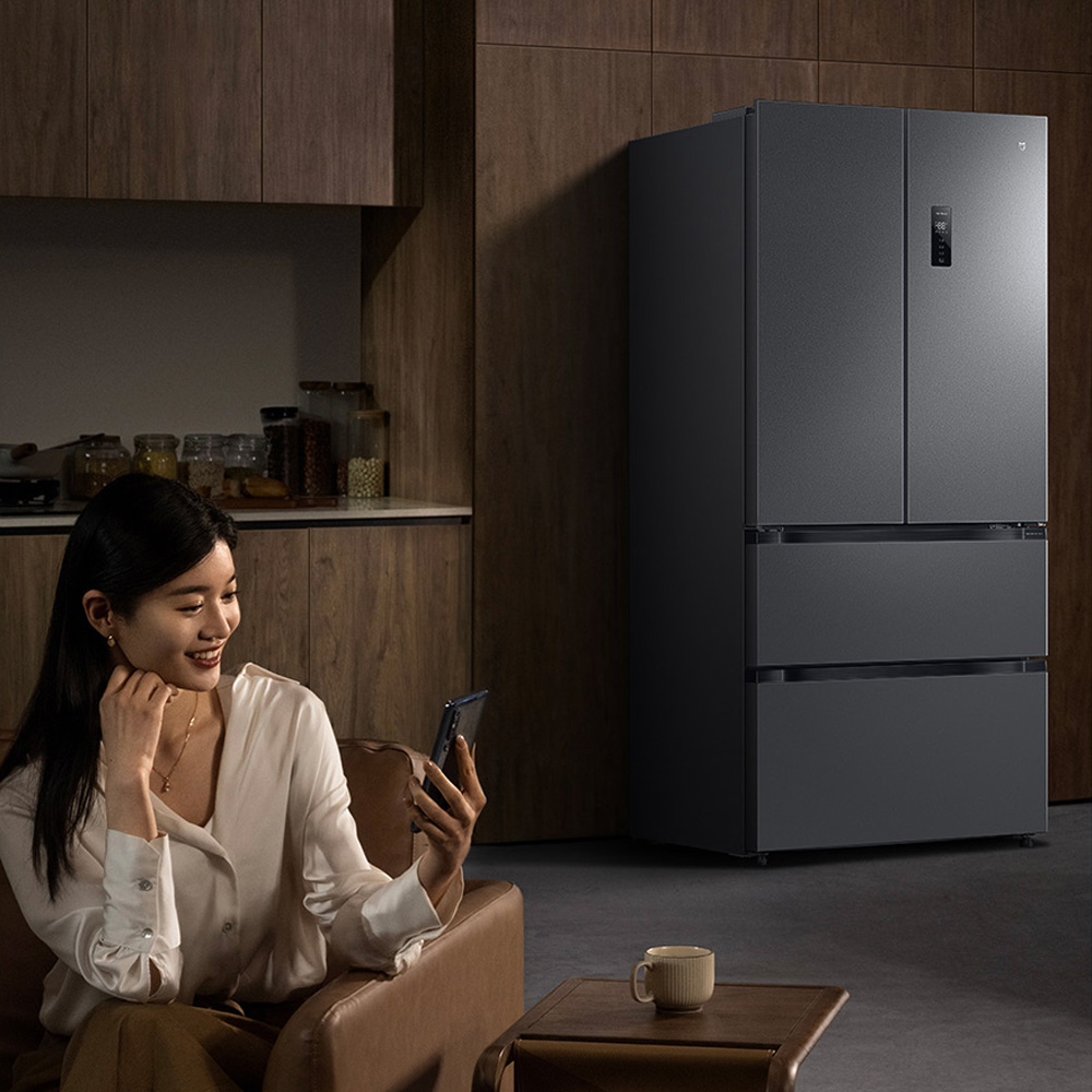 Tủ Lạnh Xiaomi Mijia Pro 508L Kiểu Pháp Màu Đen - Ảnh 3