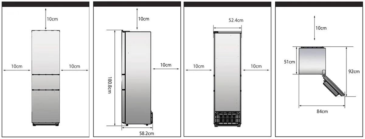 Tủ lạnh Xiaomi Mijia 215L, 3 cửa, có ngăn đông mềm