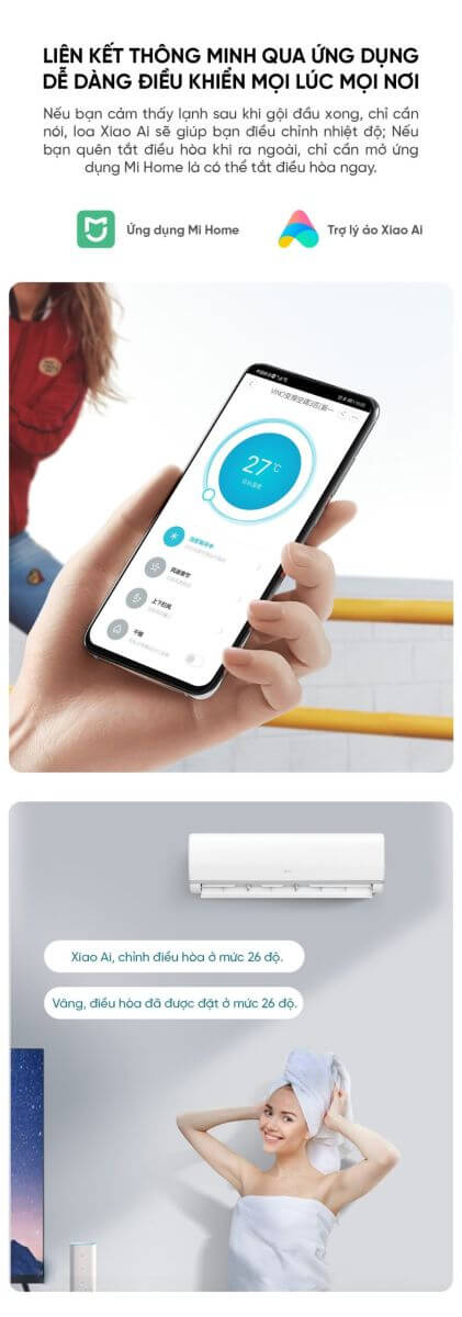 Điều hòa 2 chiều thông minh Xiaomi Vino 27000BTU KFR-72GW/V31AA2-N2