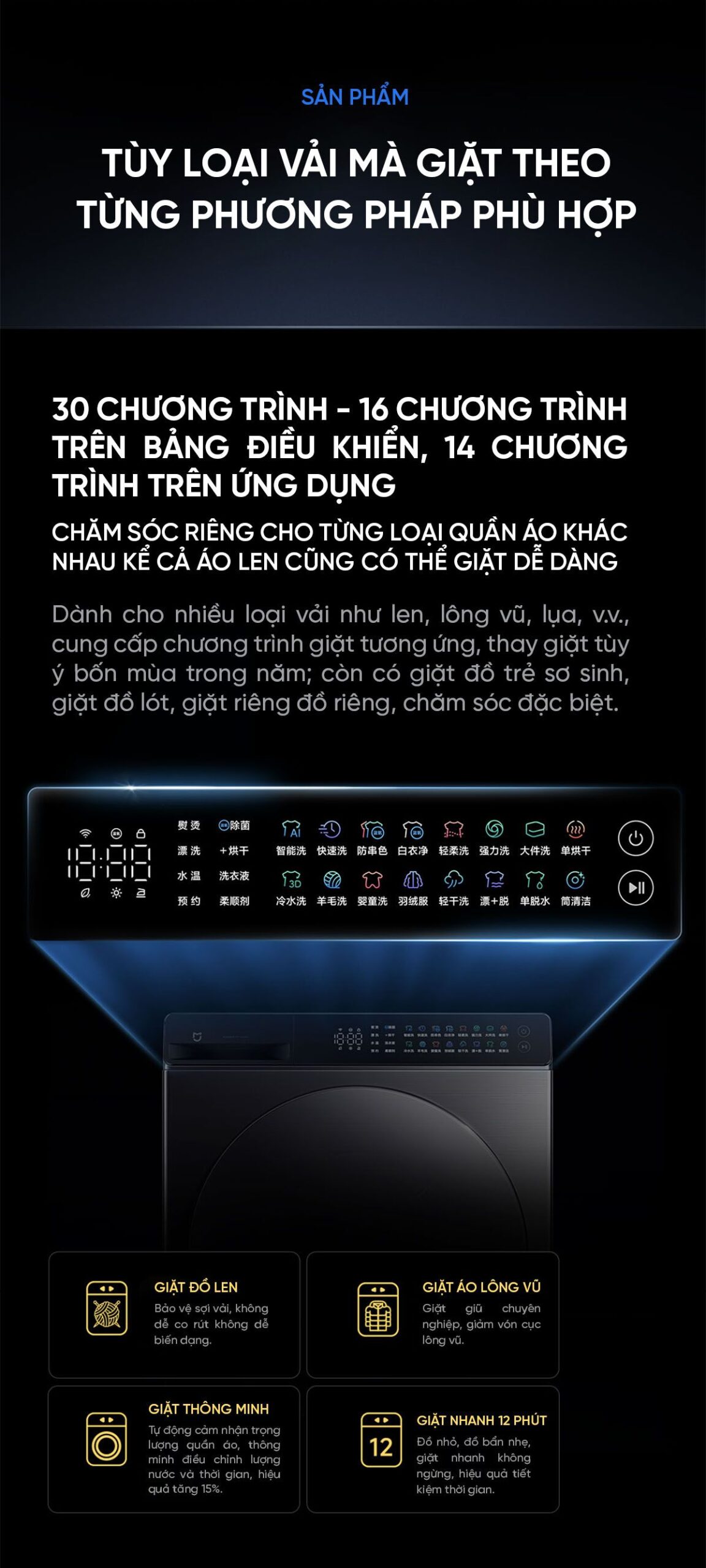 Máy giặt sấy Xiaomi Mijia MJ105, giặt 10kg, sấy 7kg