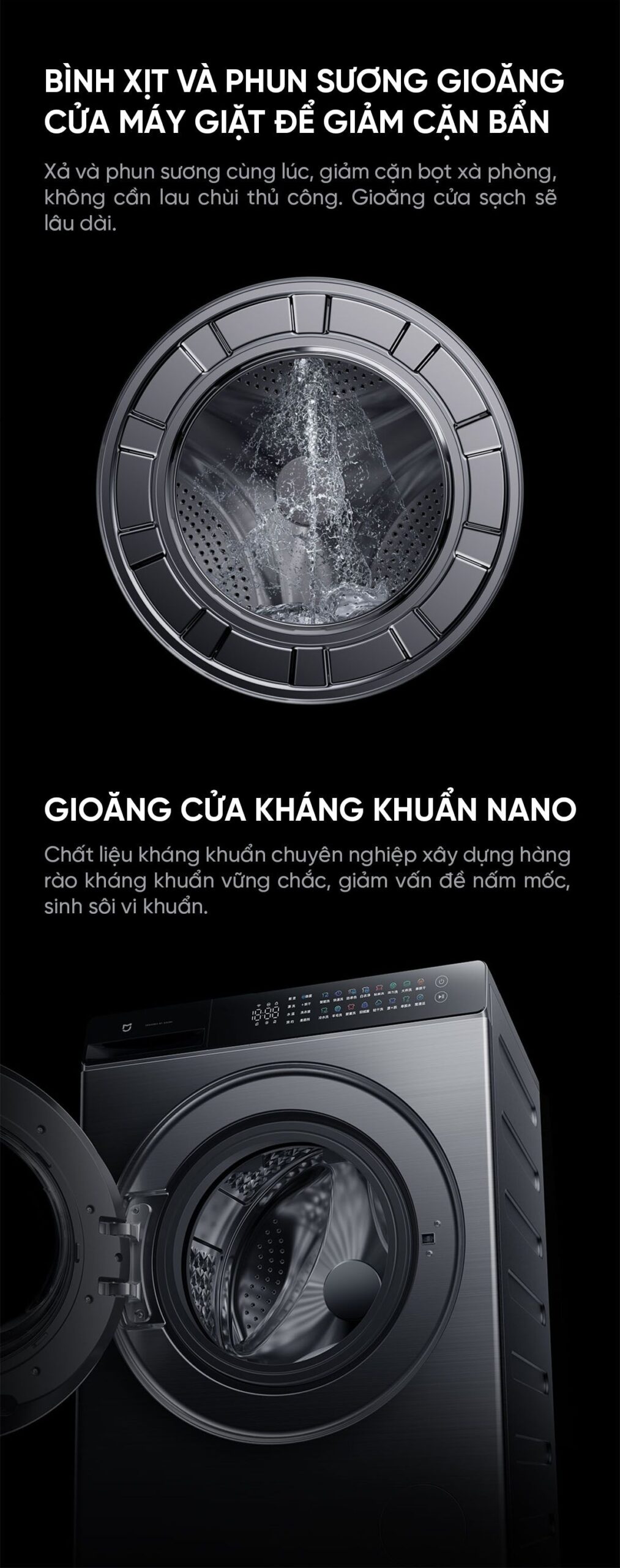 Máy giặt sấy Xiaomi Mijia MJ105, giặt 10kg, sấy 7kg