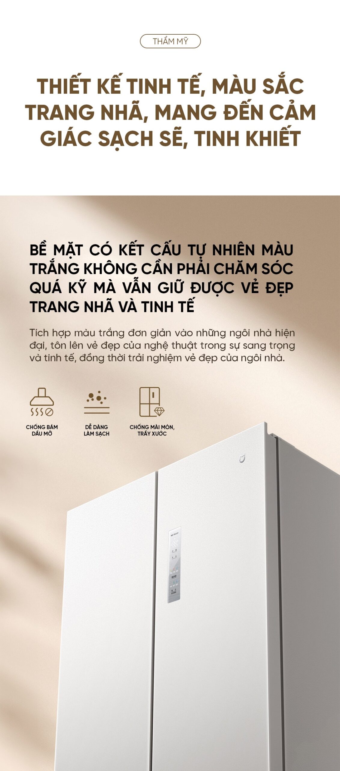 Tủ lạnh Xiaomi Mijia 439L, 4 cửa, thiết kế mỏng, tiết kiệm điện