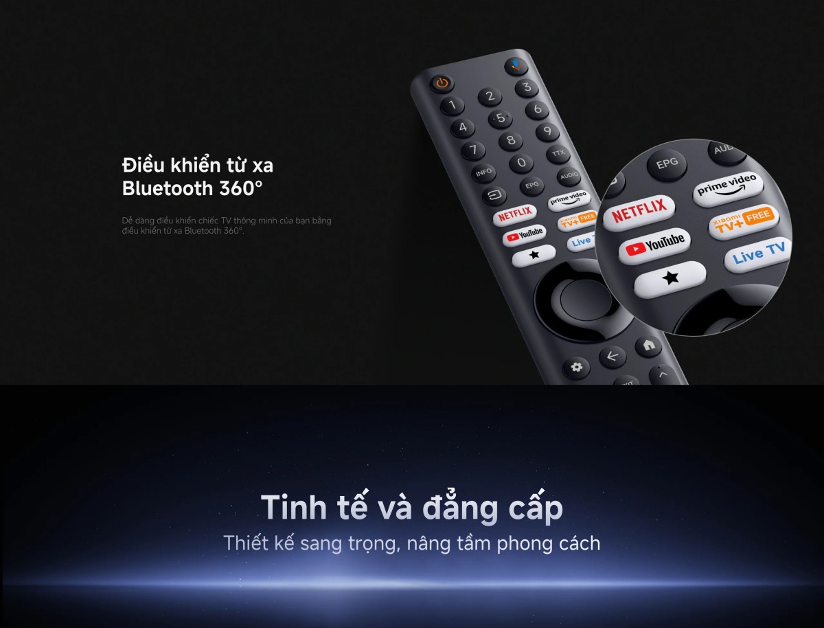 Tivi Xiaomi S75 Mini LED 75 inch 2025 Ram 4G/64G/4k/240Hz