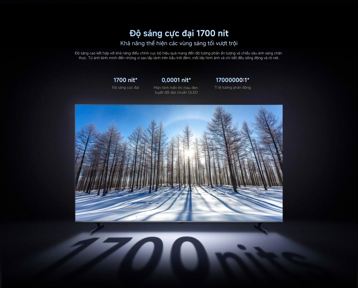 Tivi Xiaomi S75 Mini LED 75 inch 2025 Ram 4G/64G/4k/240Hz