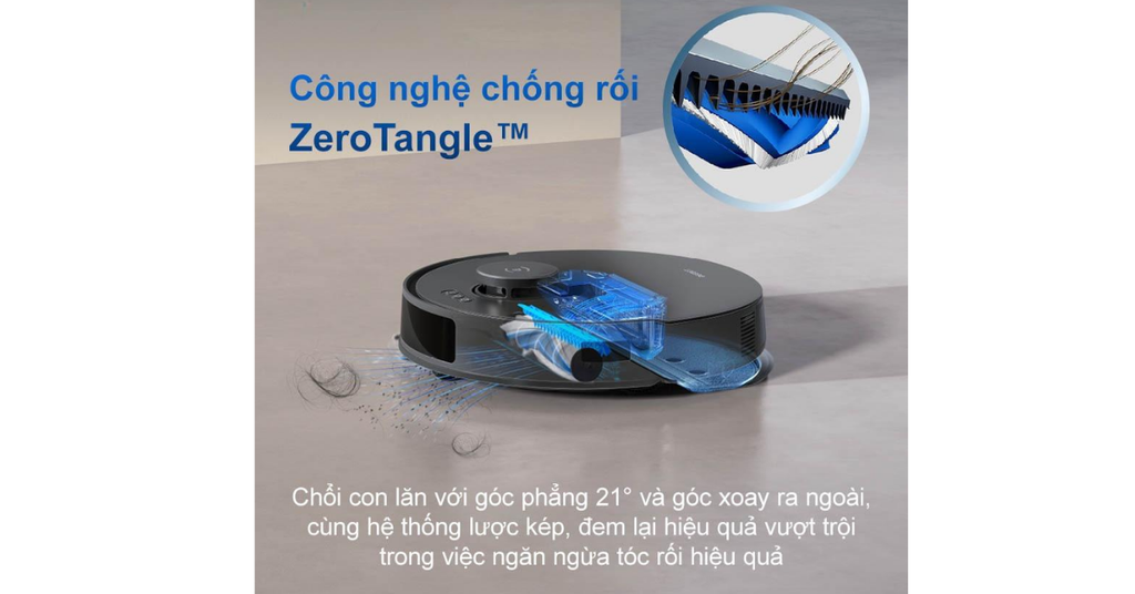 Công nghệ chống rối ZeroTangle™ – Giảm thiểu rối tóc và lông thú