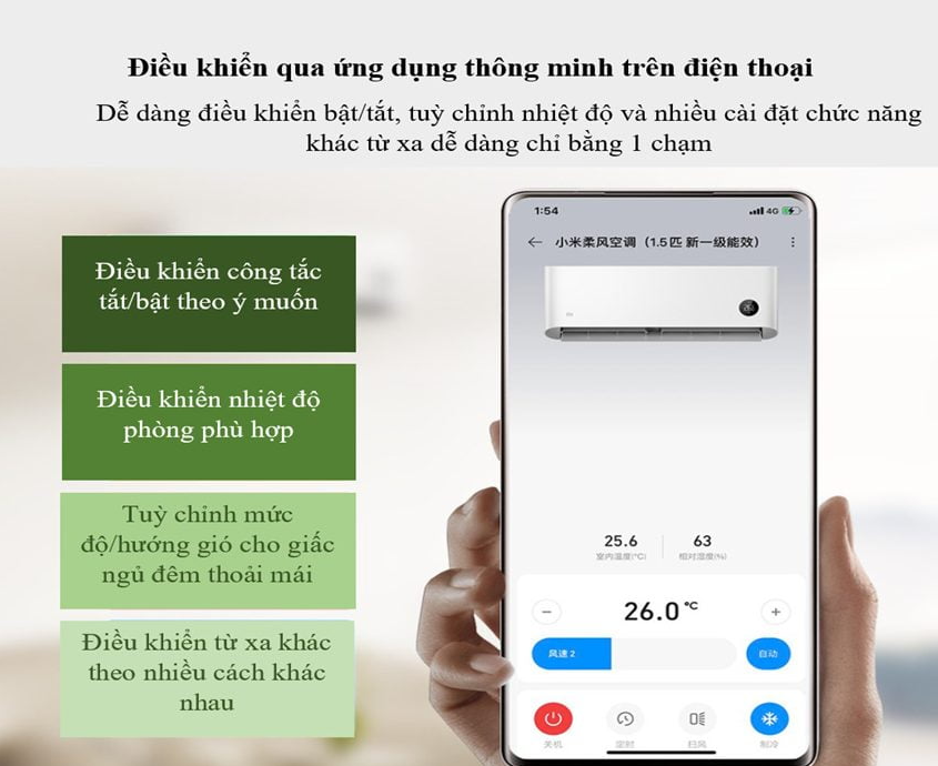 Điều Hòa 2 Chiều Xiaomi Mijia Inverter 12.000BTU