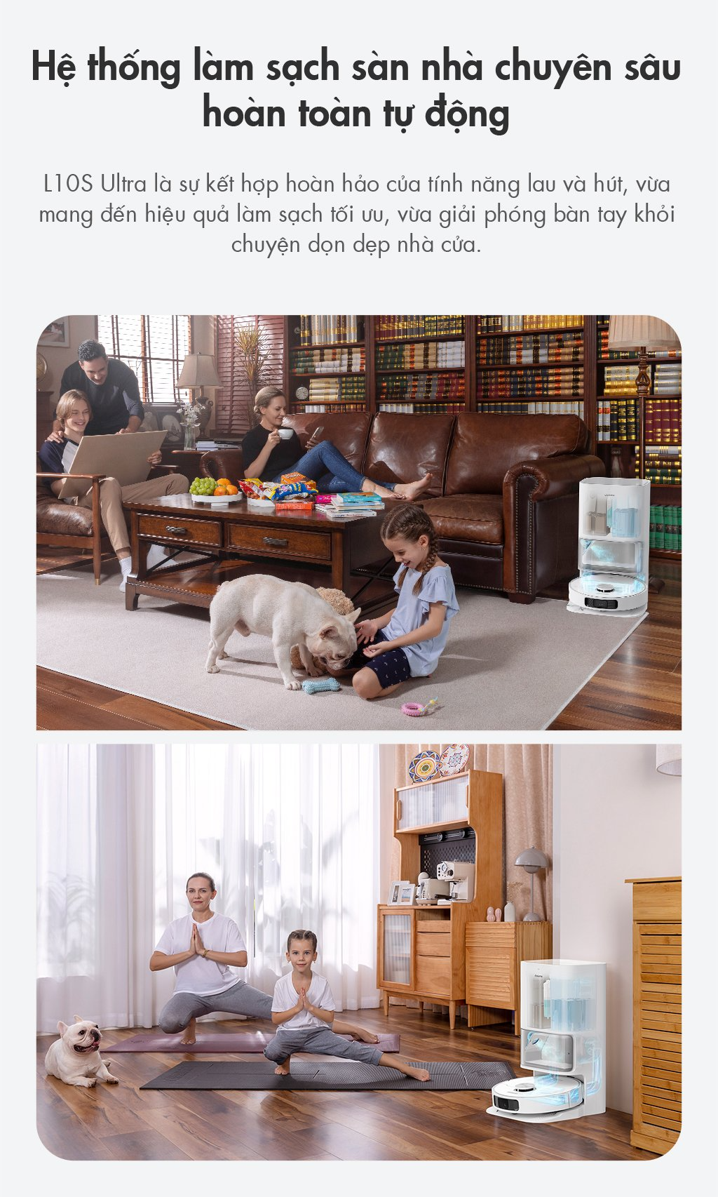 Robot hút bụi lau nhà Dreame Bot L10 Ultra