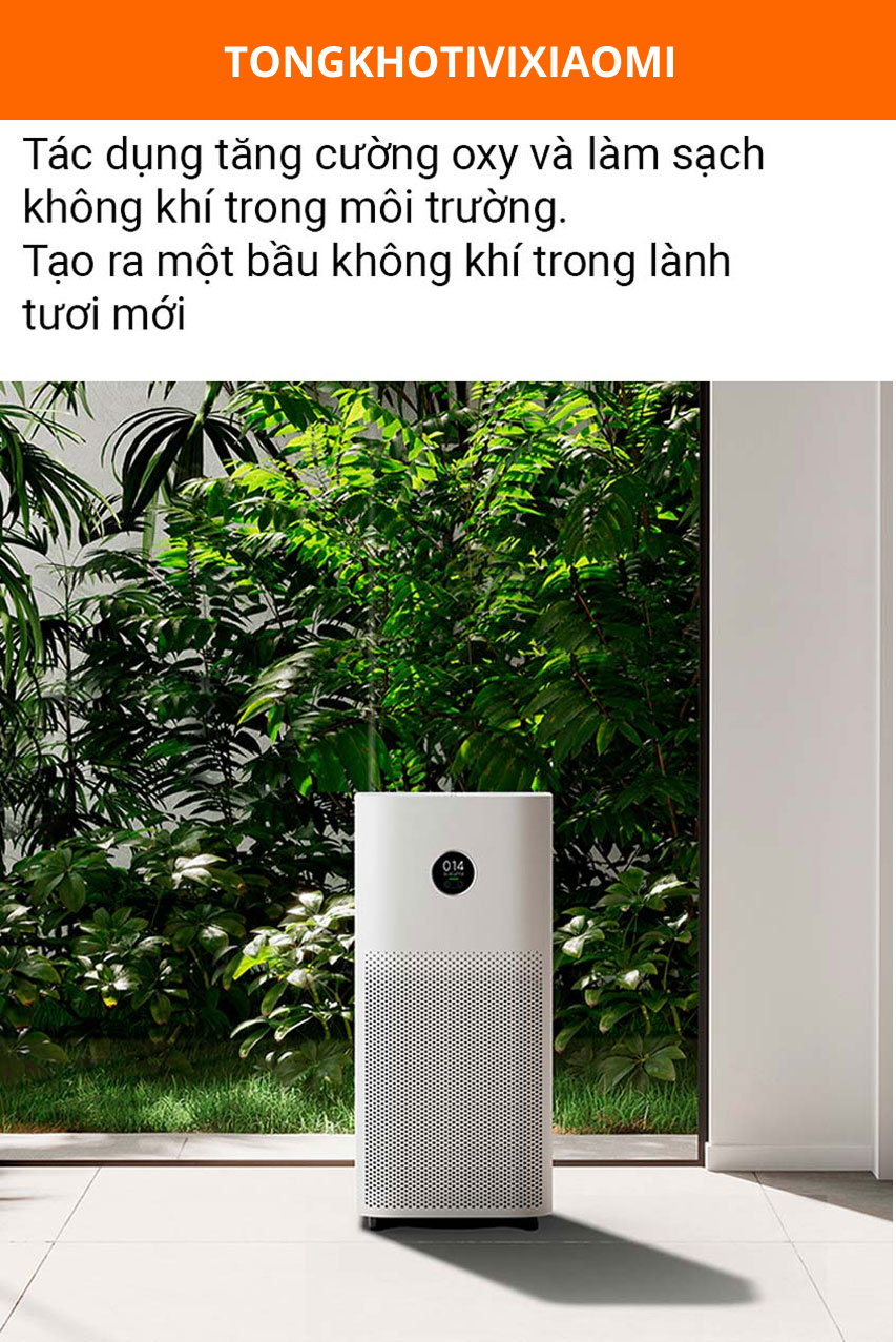 Máy lọc không khí Xiaomi Air Purifier 4 – Khử mùi hiệu quả