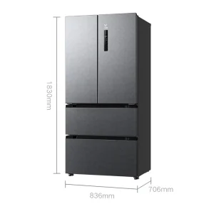 Tủ Lạnh Xiaomi Mijia Pro 508L Kiểu Pháp Màu Đen