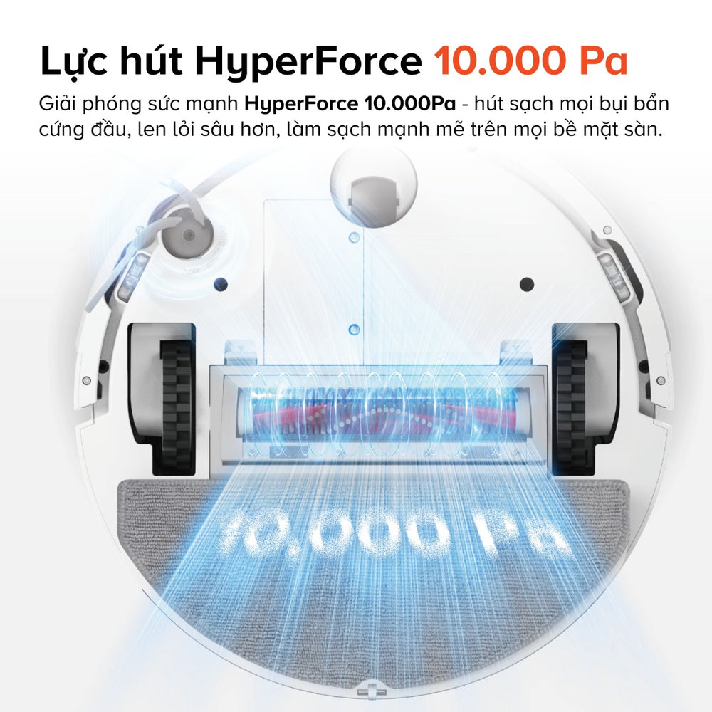Robot hút bụi lau nhà Roborock Q10 VF (màu đen)