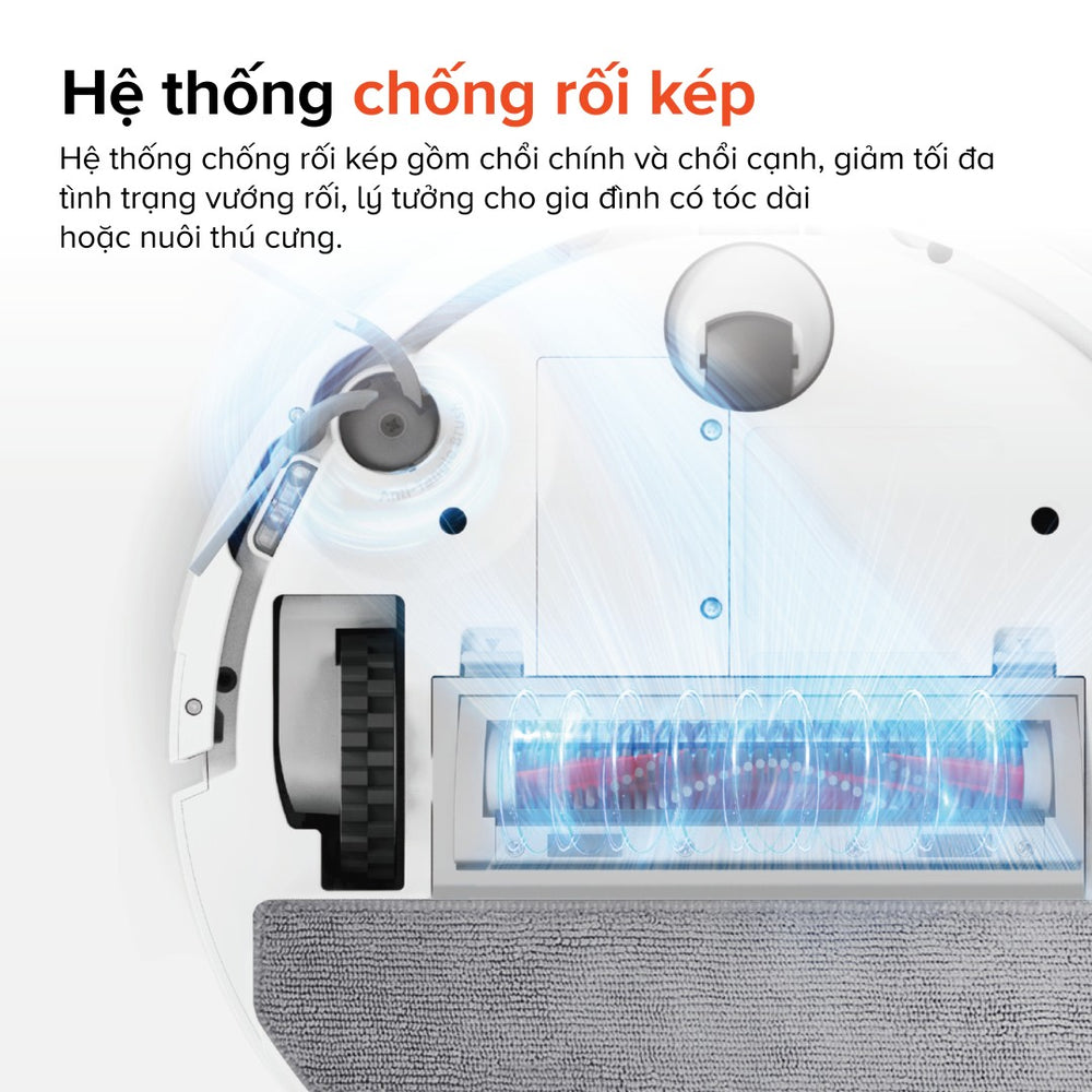 Robot hút bụi lau nhà Roborock Q10 VF (màu đen)