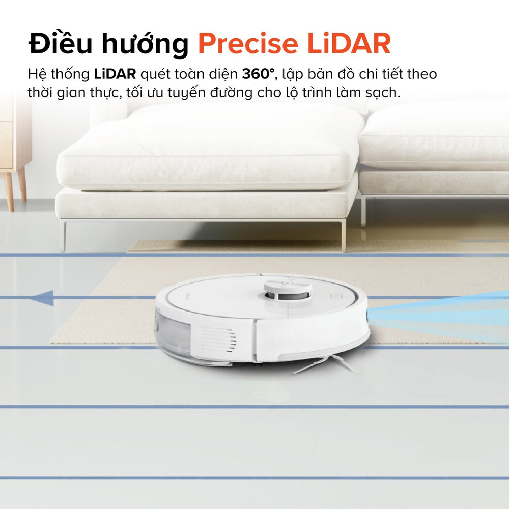 Robot hút bụi lau nhà Roborock Q10 VF (màu đen)