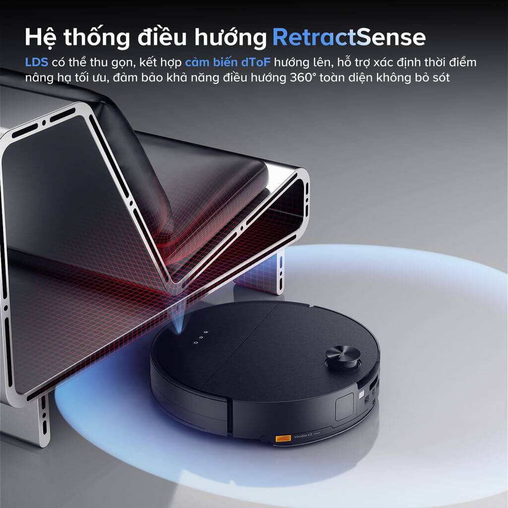 Robot hút bụi lau nhà Roborock Saros 10