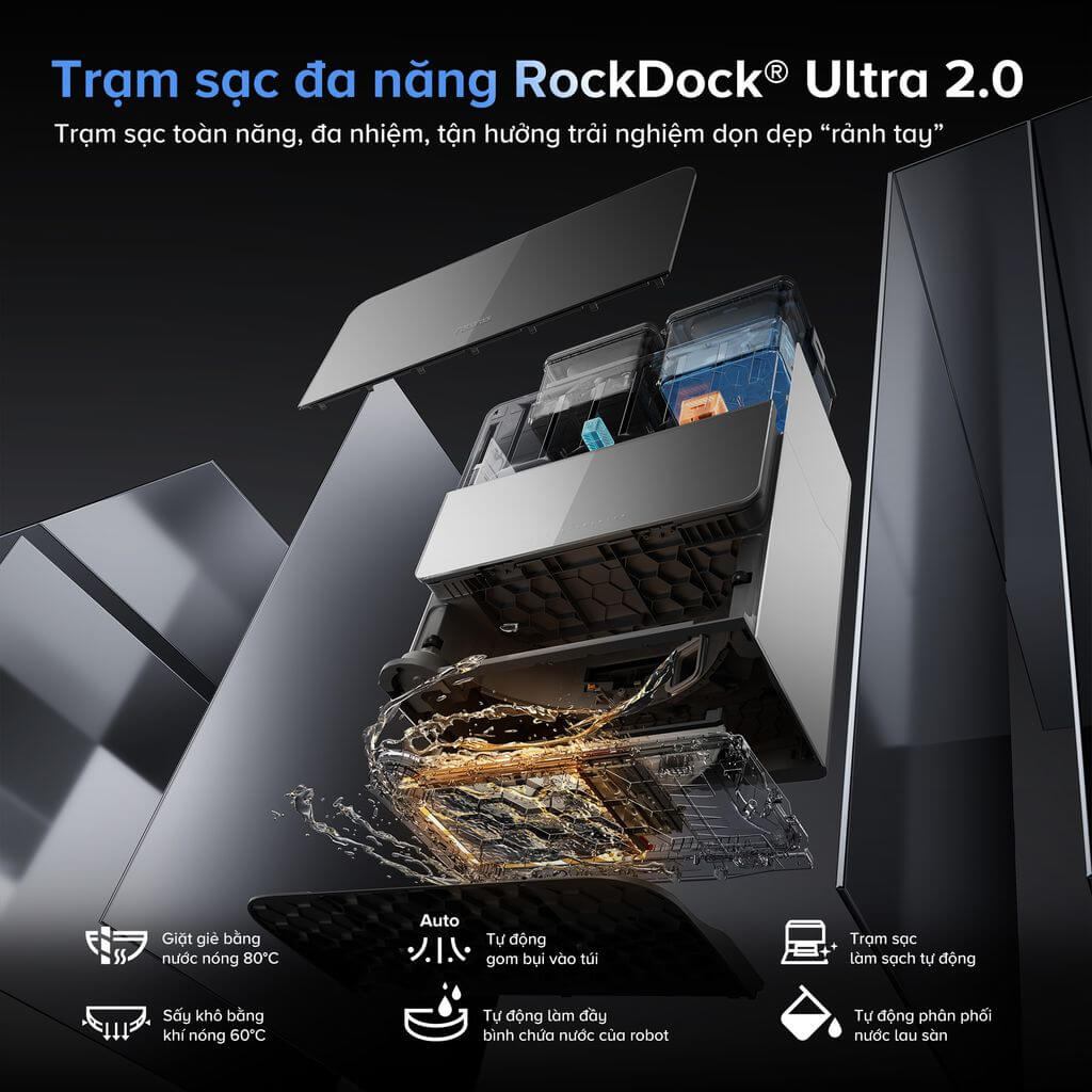 Robot hút bụi lau nhà Roborock Saros 10