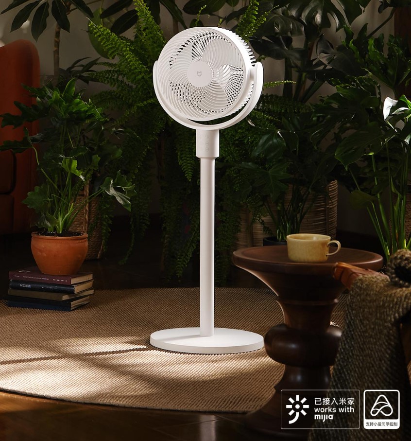 Quạt cây tuần hoàn không khí Xiaomi Mijia 08 – 100 cấp độ gió, điều chỉnh chiều cao