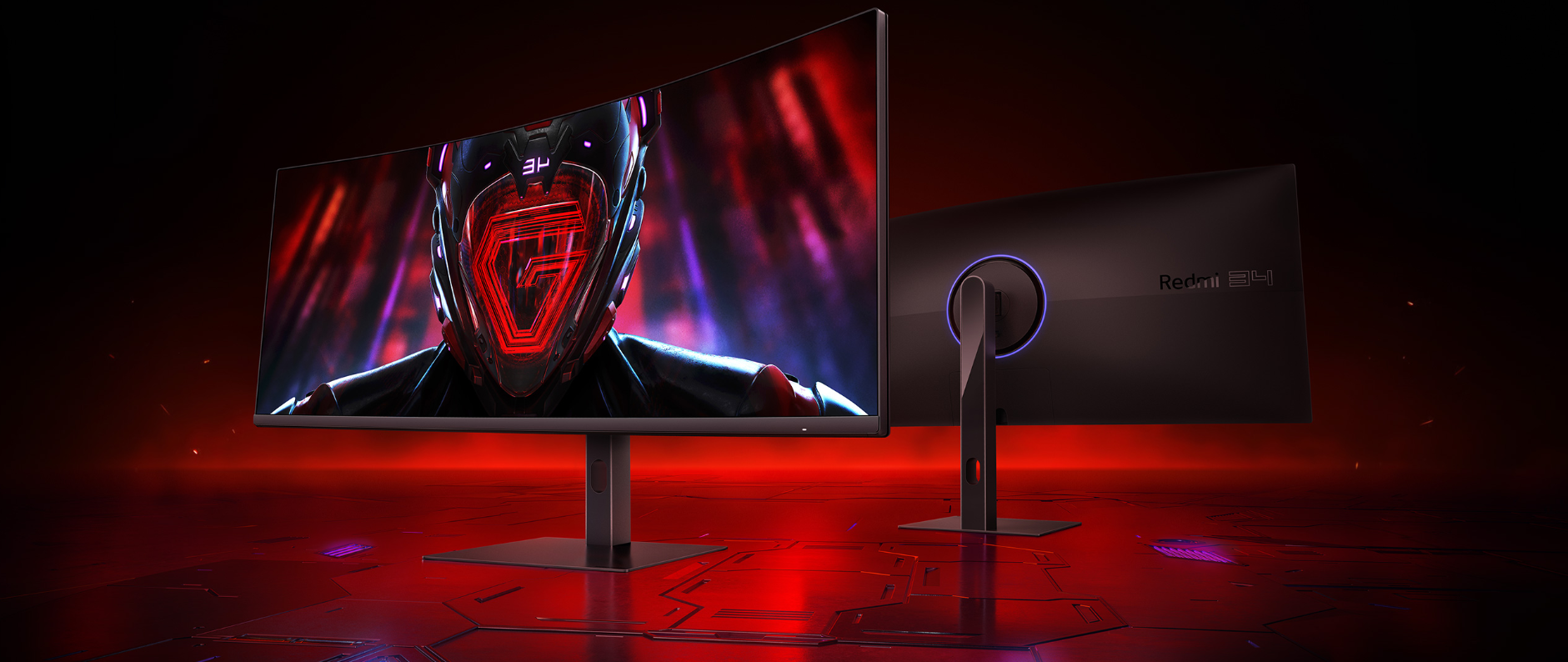 Màn Hình Máy Tính Redmi Gaming Monitor G34WQ – 2K/180 Hz