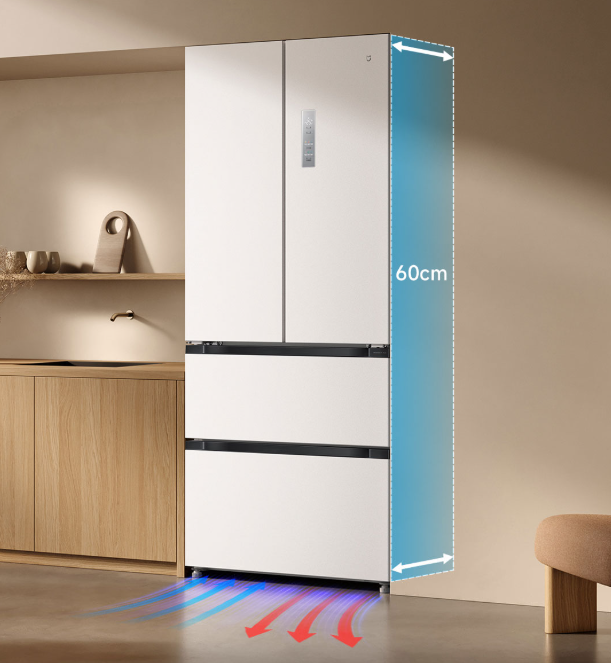 Tủ Lạnh Xiaomi Mijia Pro 508L Kiểu Pháp Màu Trắng