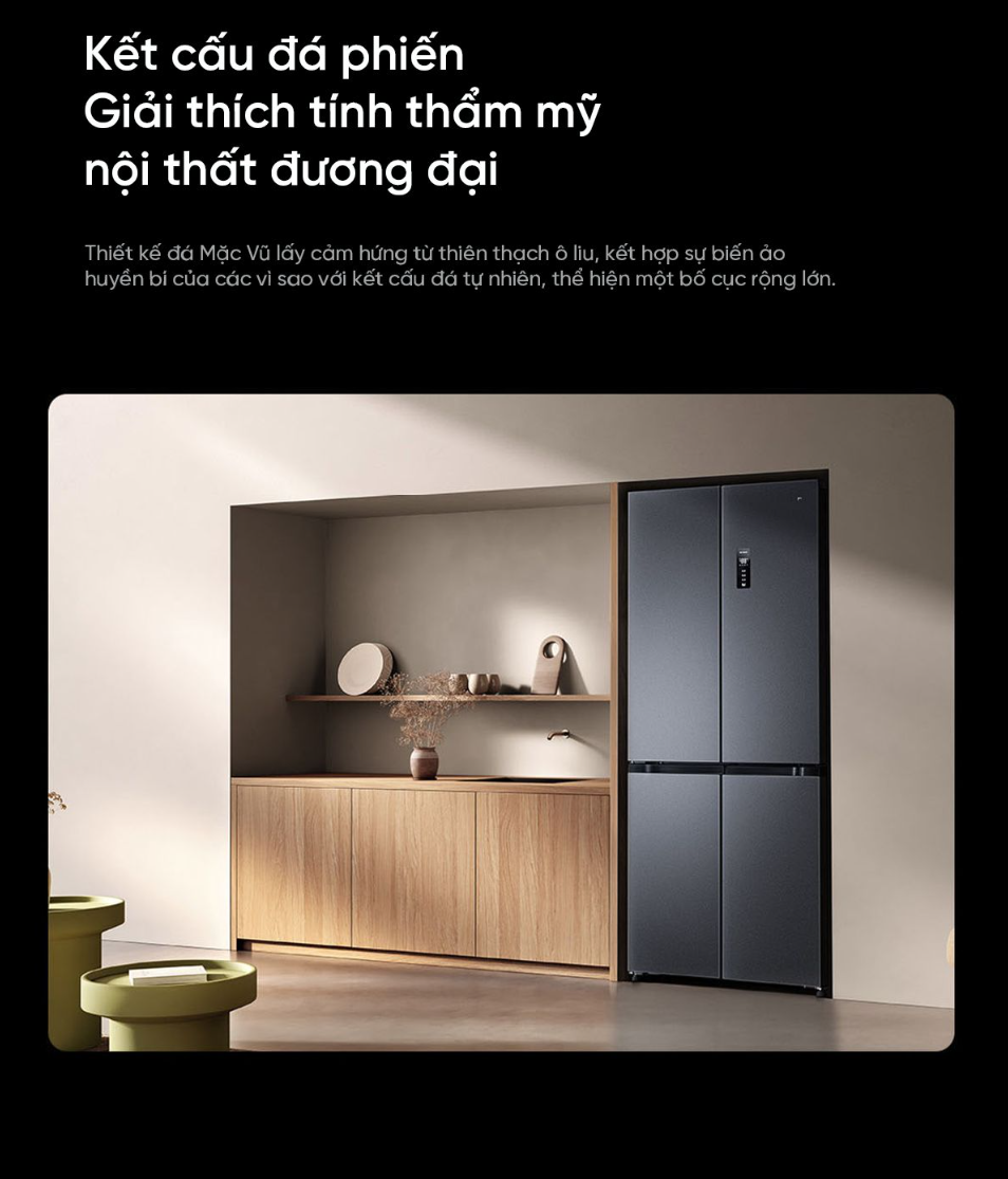 Tủ Lạnh 4 Cánh Xiaomi Mijia 513L Có Ngăn Đông Mềm