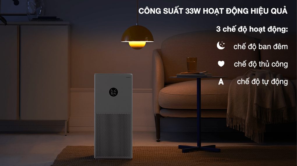 Máy lọc không khí Xiaomi Mi Air Purifier 4 Lite – Bản quốc tế