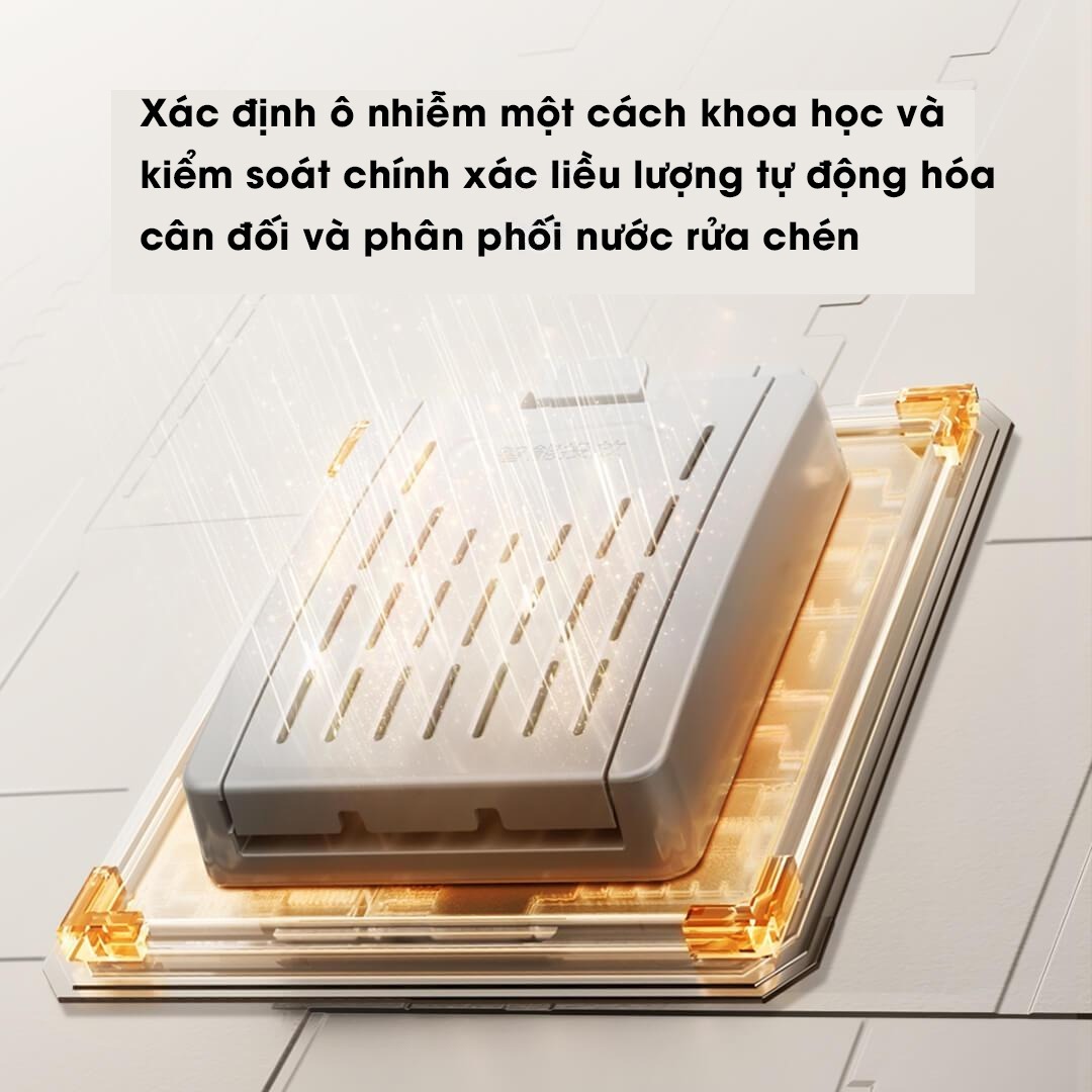 Máy Rửa Bát Xiaomi Mijia 16 Bộ S10 Rửa Phân Tầng, Khử Khuẩn UV